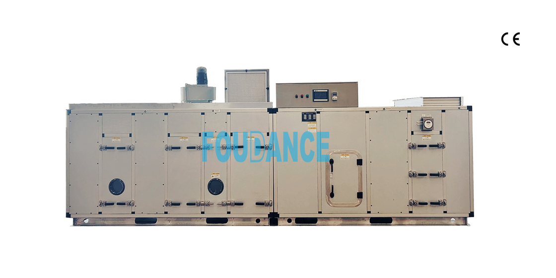 11000CMH Dòng chảy không khí quy trình Máy khử ẩm chất khô công nghiệp cho không gian độ ẩm thấp